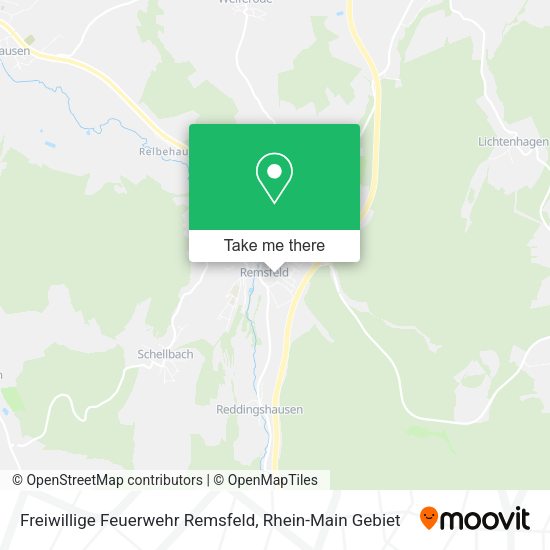 Карта Freiwillige Feuerwehr Remsfeld