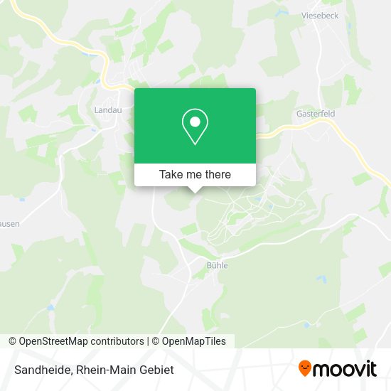 Карта Sandheide