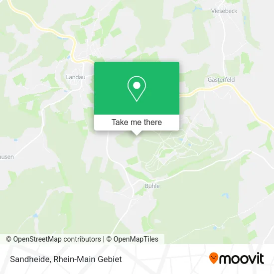 Карта Sandheide
