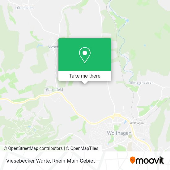 Карта Viesebecker Warte