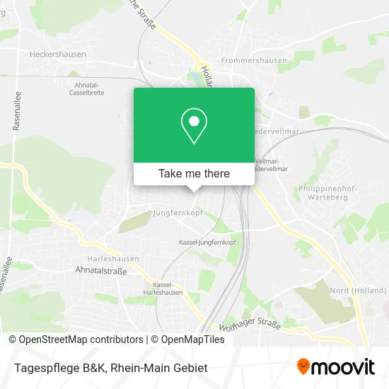 Карта Tagespflege B&K