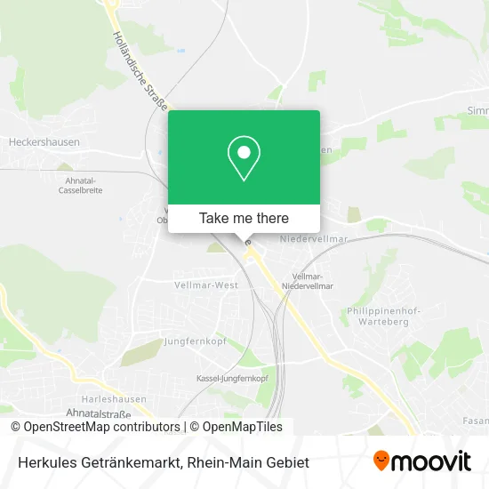 Карта Herkules Getränkemarkt