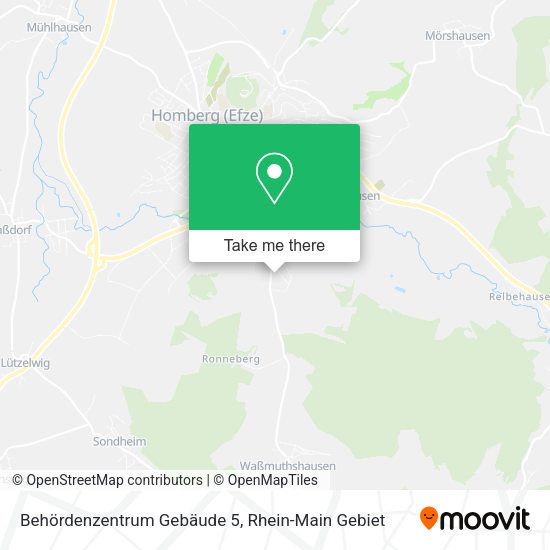 Карта Behördenzentrum Gebäude 5