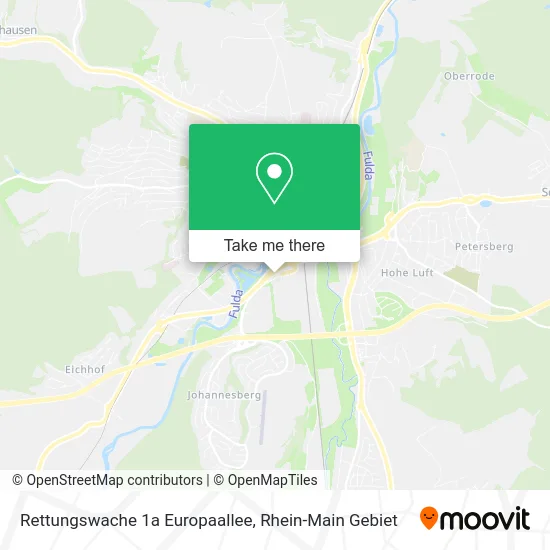Карта Rettungswache 1a Europaallee