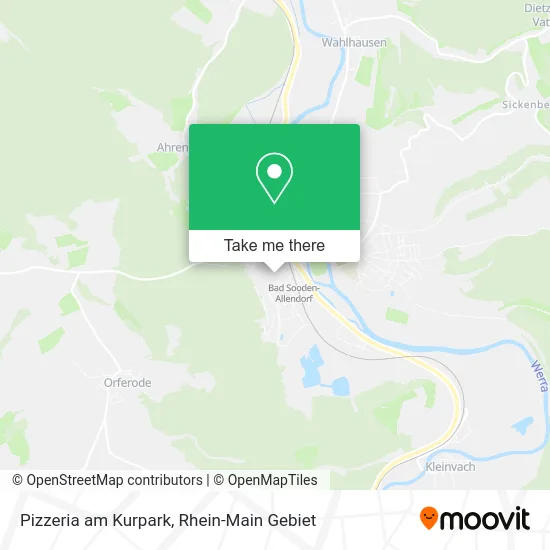 Карта Pizzeria am Kurpark