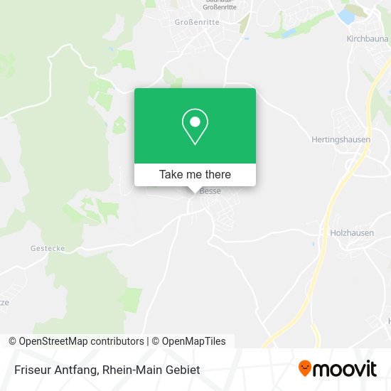 Карта Friseur Antfang