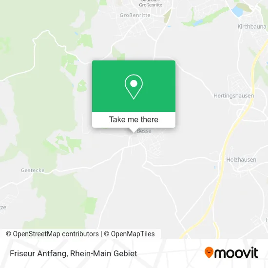 Карта Friseur Antfang
