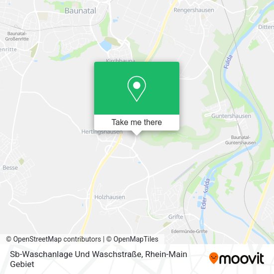 Карта Sb-Waschanlage Und Waschstraße