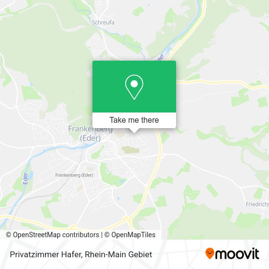 Карта Privatzimmer Hafer