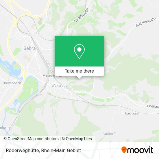 Карта Röderweghütte