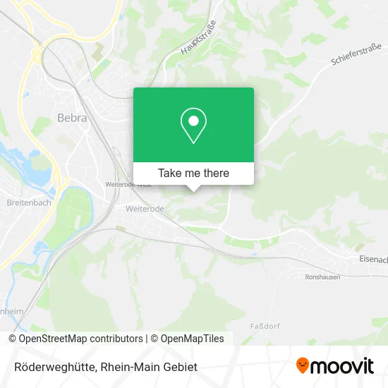 Карта Röderweghütte