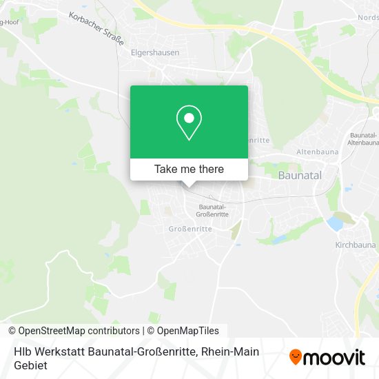 Карта Hlb Werkstatt Baunatal-Großenritte
