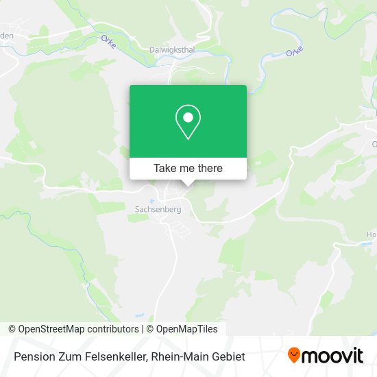 Карта Pension Zum Felsenkeller