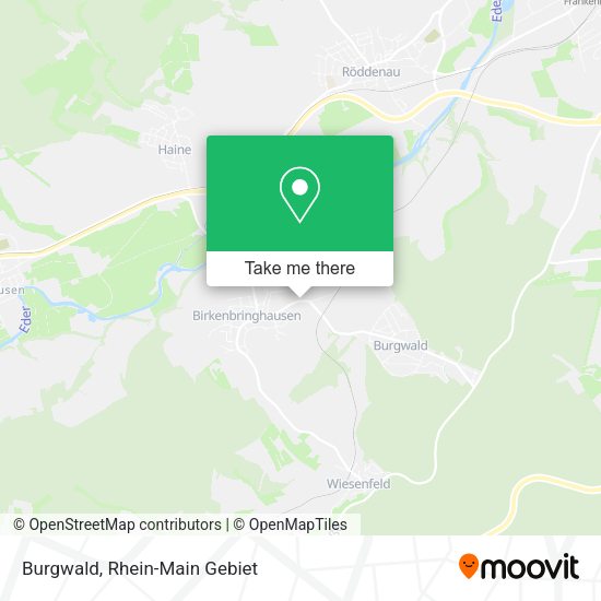 Карта Burgwald