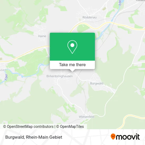 Карта Burgwald