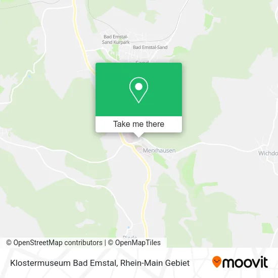 Карта Klostermuseum Bad Emstal