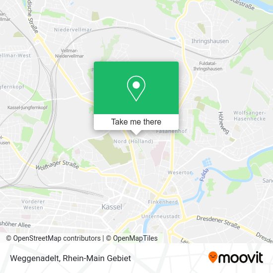 Карта Weggenadelt