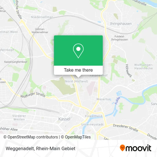 Карта Weggenadelt