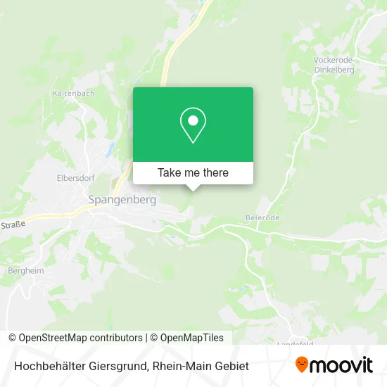 Карта Hochbehälter Giersgrund