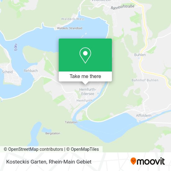 Карта Kosteckis Garten