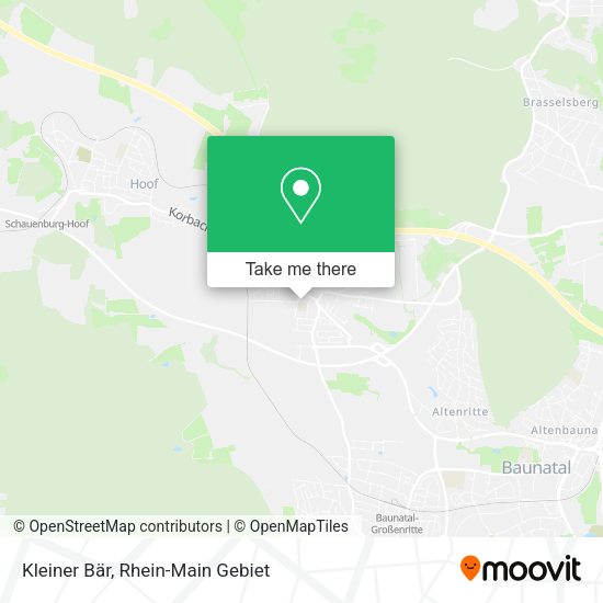 Карта Kleiner Bär