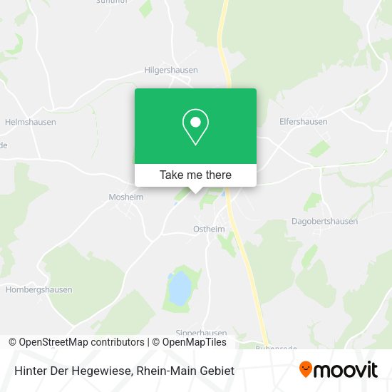 Карта Hinter Der Hegewiese