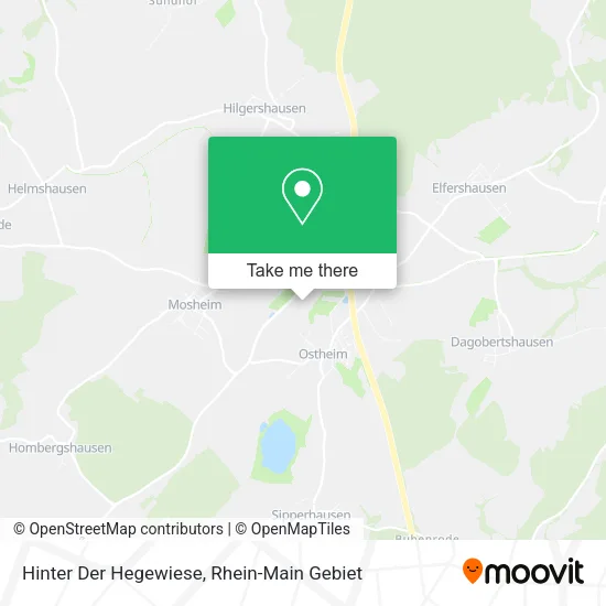 Карта Hinter Der Hegewiese