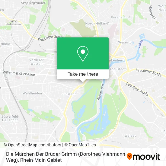 Карта Die Märchen Der Brüder Grimm (Dorothea-Viehmann-Weg)