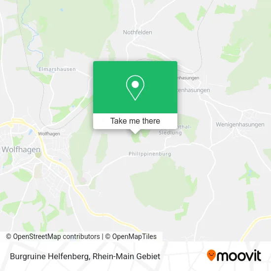 Карта Burgruine Helfenberg
