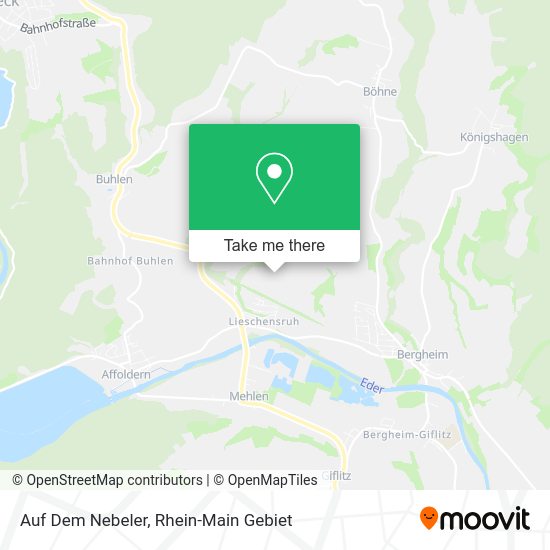 Карта Auf Dem Nebeler