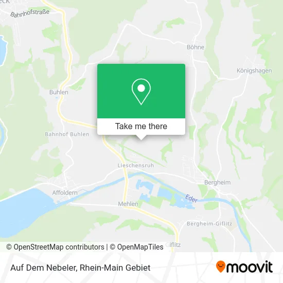 Карта Auf Dem Nebeler