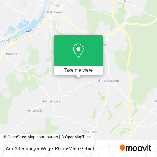 Карта Am Altenburger Wege