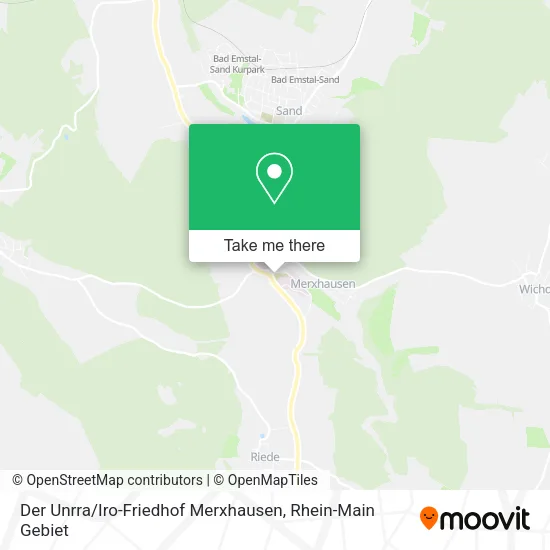 Карта Der Unrra / Iro-Friedhof Merxhausen