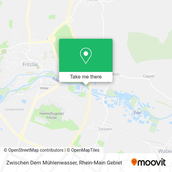 Карта Zwischen Dem Mühlenwasser