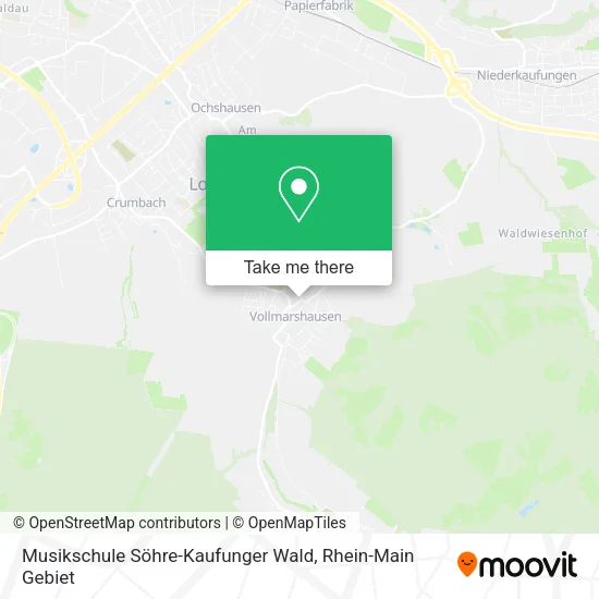 Карта Musikschule Söhre-Kaufunger Wald