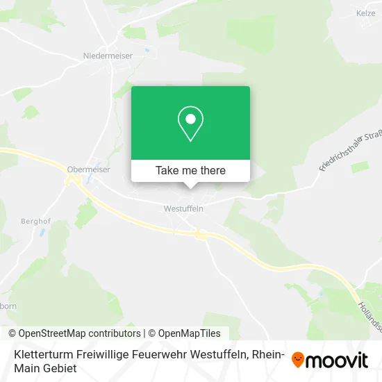 Карта Kletterturm Freiwillige Feuerwehr Westuffeln