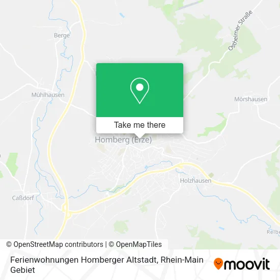 Карта Ferienwohnungen Homberger Altstadt