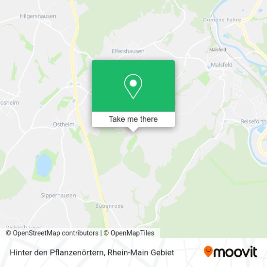 Карта Hinter den Pflanzenörtern