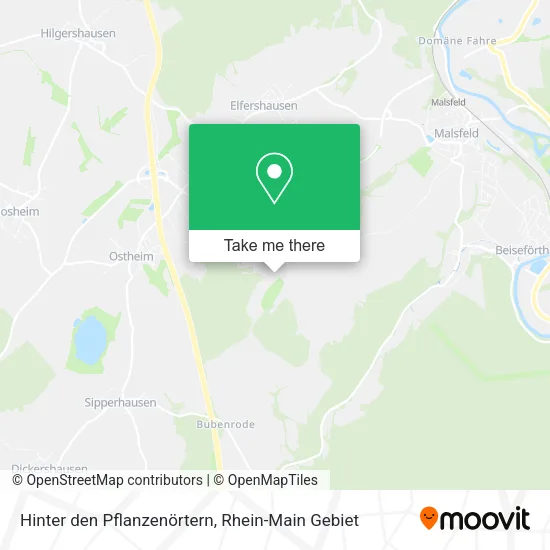 Карта Hinter den Pflanzenörtern