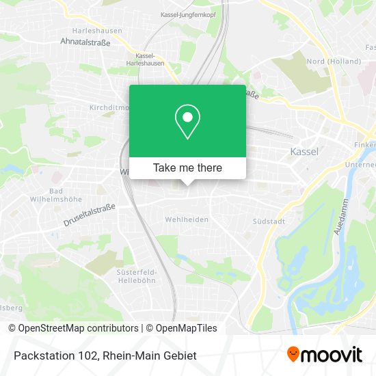 Карта Packstation 102