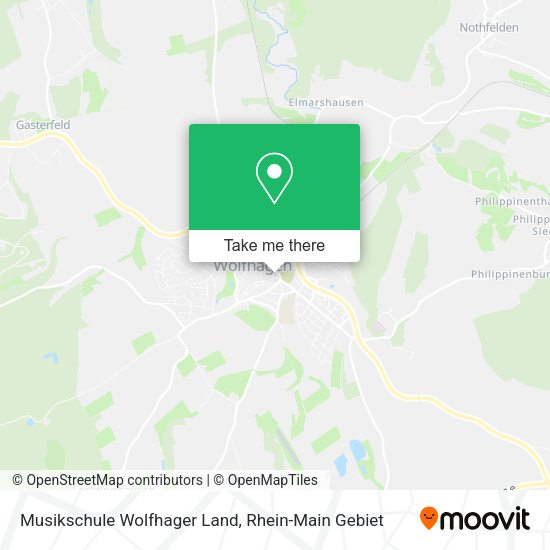 Карта Musikschule Wolfhager Land