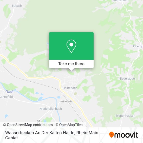 Карта Wasserbecken An Der Kalten Haide
