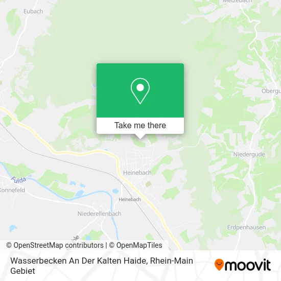 Карта Wasserbecken An Der Kalten Haide