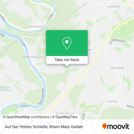 Карта Auf Der Hohen Schleife