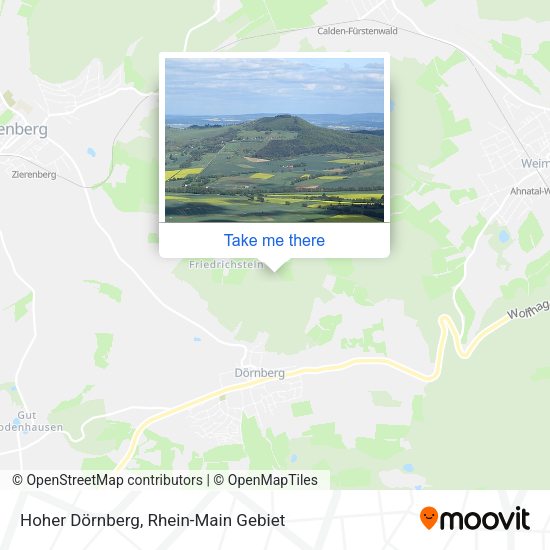 Карта Hoher Dörnberg
