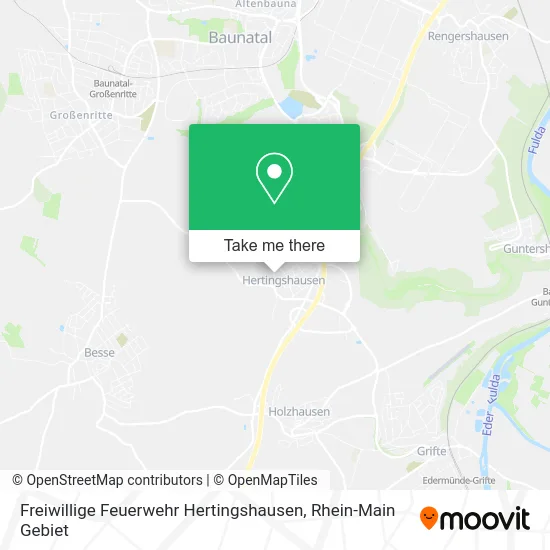 Карта Freiwillige Feuerwehr Hertingshausen