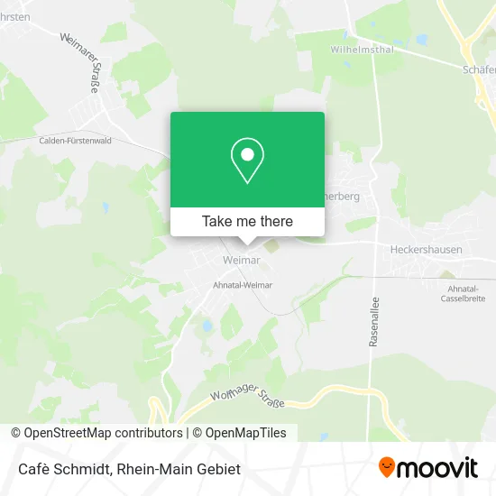 Cafè Schmidt map