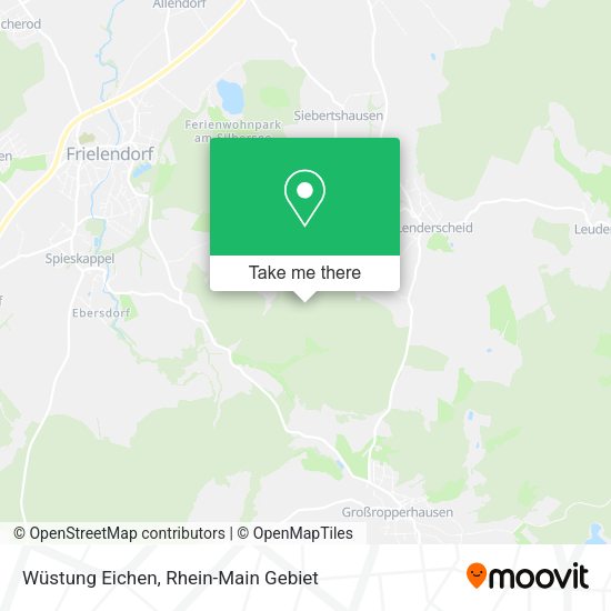 Карта Wüstung Eichen