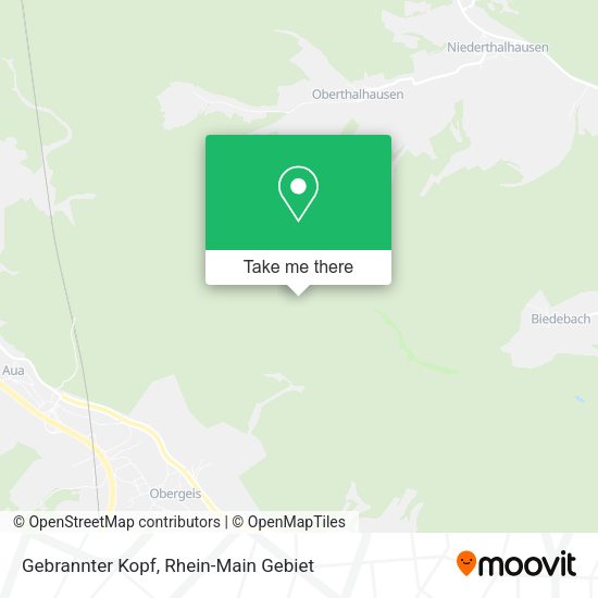 Карта Gebrannter Kopf