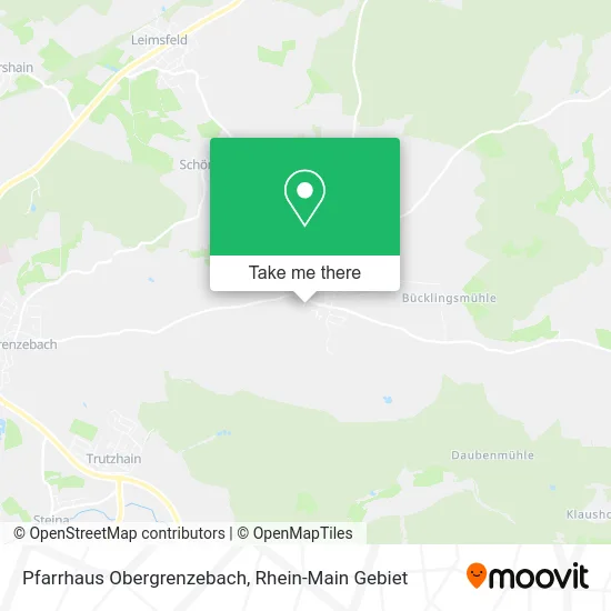 Карта Pfarrhaus Obergrenzebach